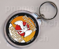 LED ZEPPELIN KNEBWORTH REPRO ROUND KEYRING - DOUBLE SIDED