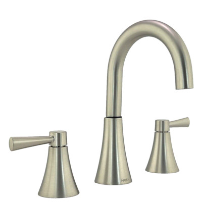   Moen 84023SRN Ronan Widespread Bathroom Faucet w/ VALVE+DRAIN, Brushed Nickel