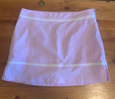 Women's Adidas Climacool Golf Lavender Golf Skirt/Skort Sz 12 Side Zip NWOT