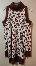 L Love Cold Shoulder Turtleneck Sweater Dress Small C52