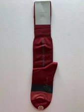 VK Nagrani Men's Premium Luxury Socks Average Size Over Calf Most L251 Red