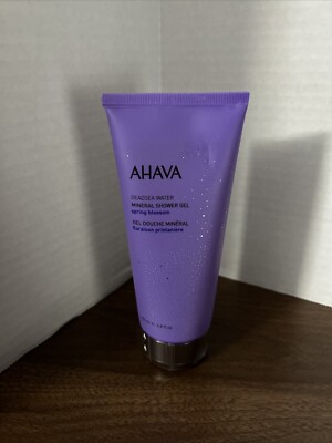 AHAVA Deadsea Water Mineral Shower Gel - spring blossom-Full Size 6.8oz Sealed