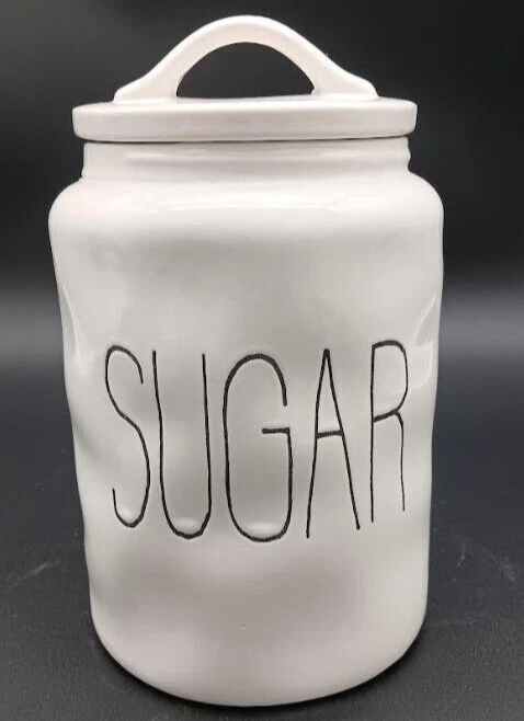 Rae Dunn Sugar Canister~Artisan Collection, Ceramic, Ghost PC, No Markings