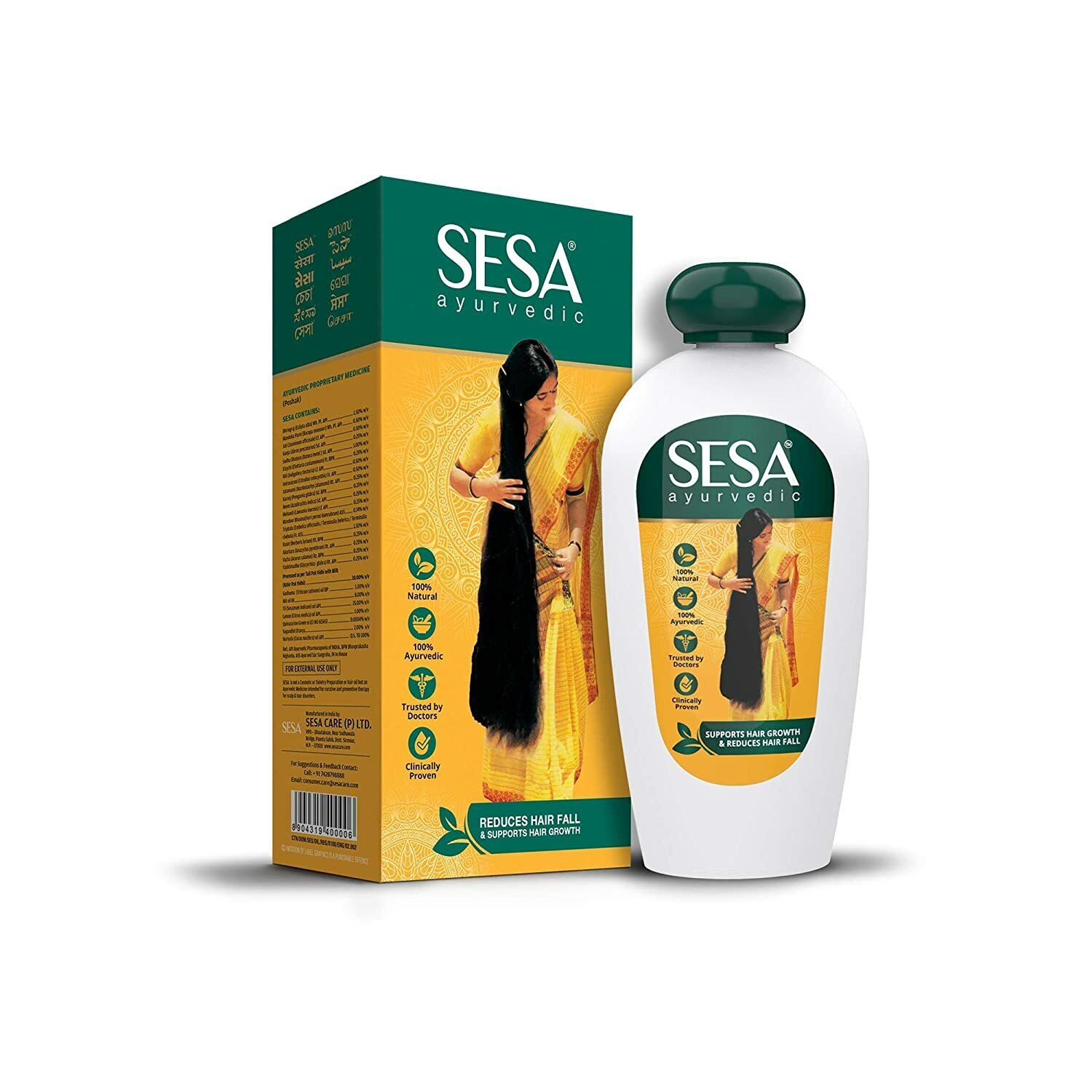 Sesa Ayurvedic Hair Oil | All Hair Types | NO Mineral Oil | 200ml | eBay