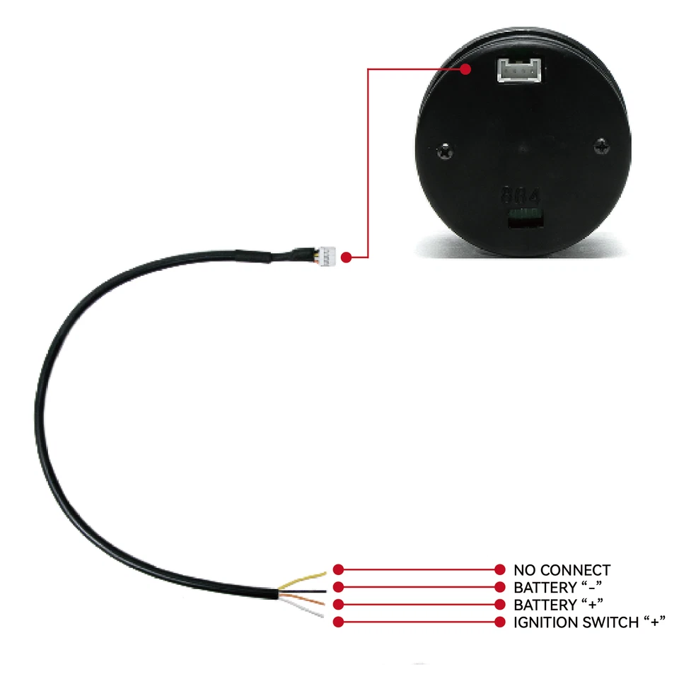 2" 52mm Digital & Pointer 7 Color LED Car 8-18V Voltmeter Voltage Gauge Meter - Image 4 of 4