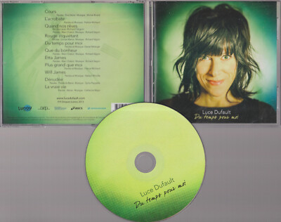 LUCE Dufault - Du Temps Pour Moi (CD, 2013) Nice! #0524IA