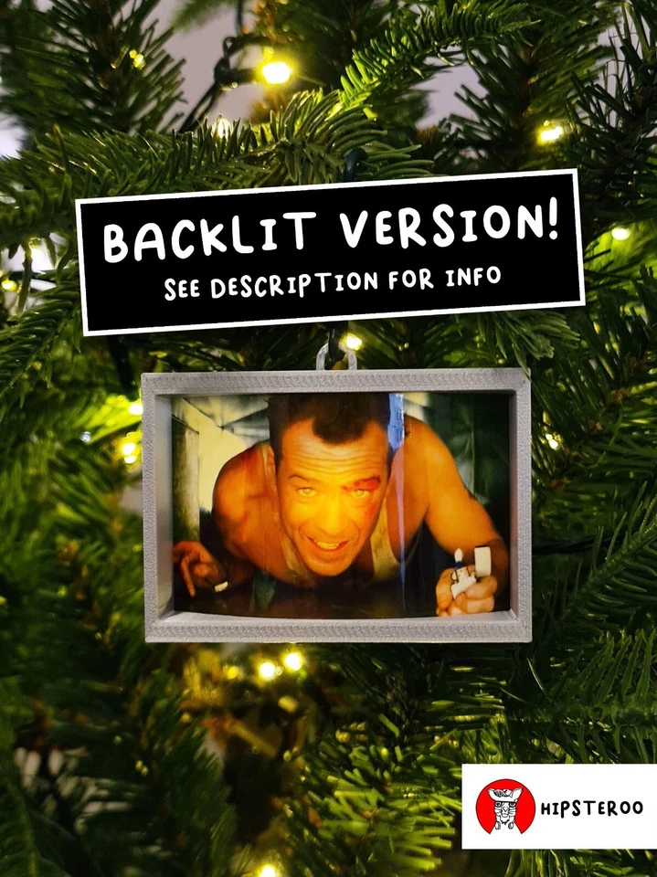 Stanzharter Christbaumschmuck (hintergrundbeleuchtete Version) - Lüftungsszene Kugel