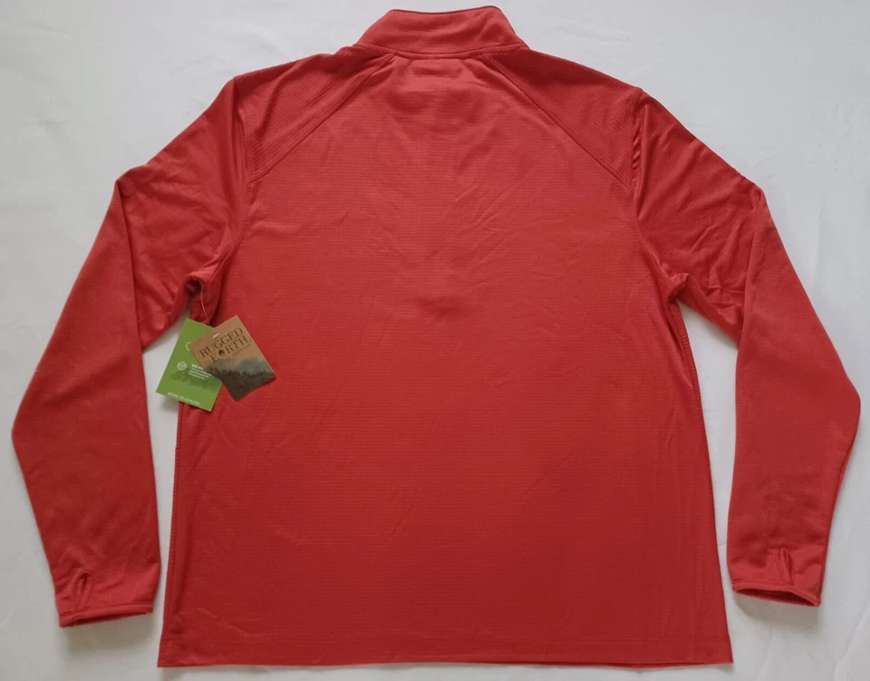 Camisa Pullover Manga Larga Rugged Earth Outfitters 1/3 Cremallera Frontal Talla XL Foto 4 de 4