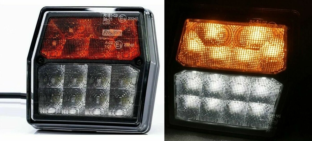 Led Birnen Blinker LED Blink-Positionsleuchte Für Stapler & Traktor – 12V/ 24V, Mit 6 LEDs, Universell Für Baumaschinen Blinkleuchte Traktor