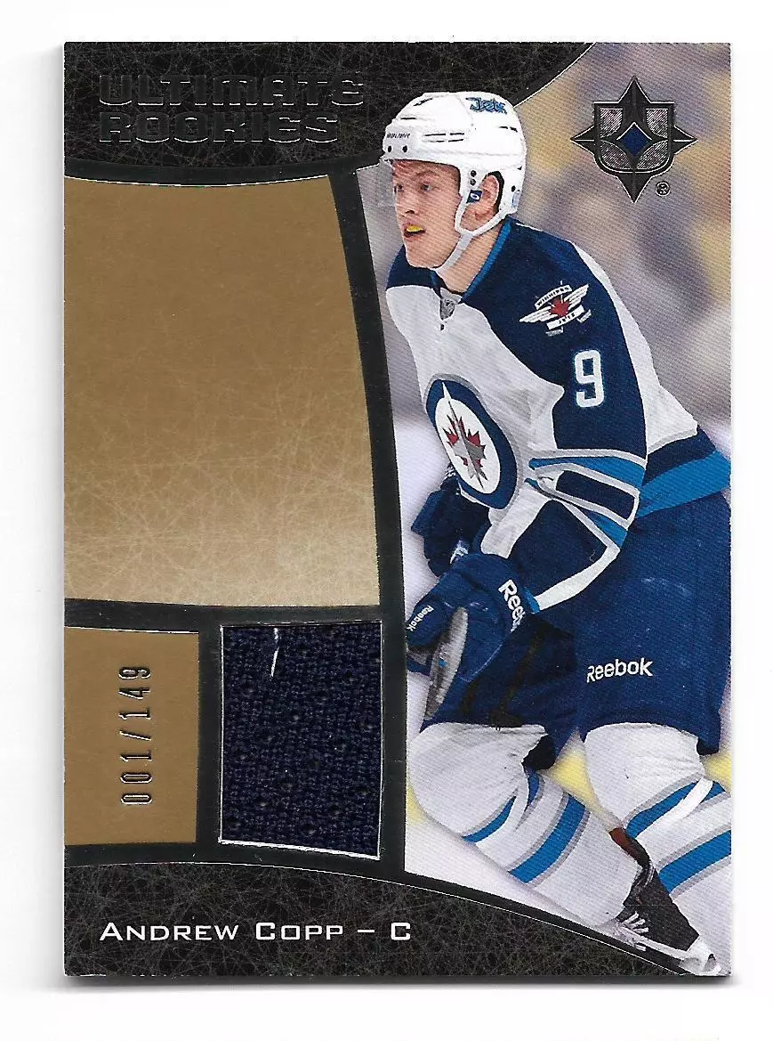 2015 16 UD Ultimate Collection ROOKIE Jersey 97 ANDREW COPP