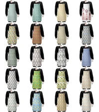 Ambesonne Sketch Print Kids Apron Boys Girls Apron Bib Cooking & Painting