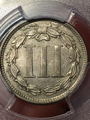 1865 3CN PCGS AU50 RPD FS-304 1 this lvl w/Only 8 highr - RicksCafeAmerican.com - Picture 8 of 11