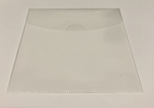 MegaDisc Plastic Clear Envelope Storage Holder Sleeves 500 PK para sellos y tarjetas - Imagen 3 de 3