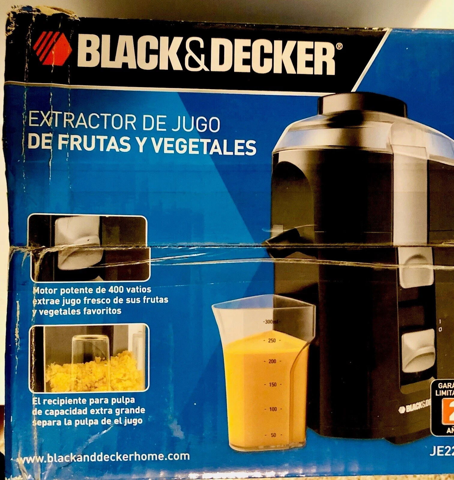 Juicer Extractor New in Box Black & Decker Fruits and Vegetables 400 Watts