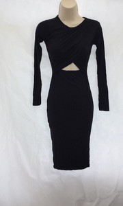 cut out wrap dress