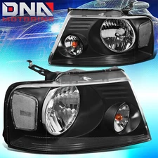 For 2004-2008 Ford F150 Lincoln Mark LT Pair Headlight Headlamps Factory Style