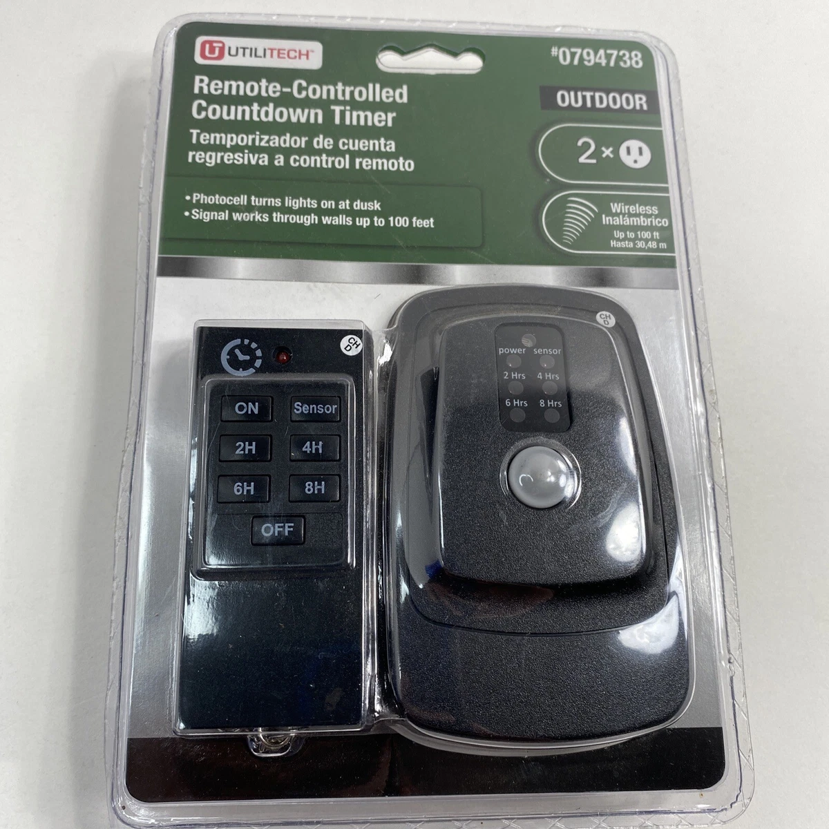 Utilitech outdoor timer deals