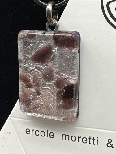 New Murano Glass Millefiori Pendant Italian Mosaic Necklace (M5b20)
