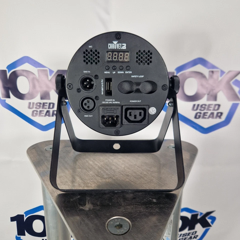 2x Chauvet DJ SlimPar T6 tri-color RGB LED wash Lighting Fixtures set - Image 3 of 3