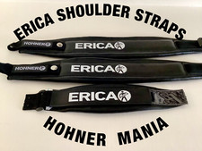 ACCORDION SHOULDER STRAPS FOR HOHNER ERICA  BLACK AND WHITE 