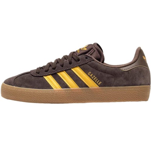 Adidas Gazelle ADV Dark Brown / Preloved Yellow / Earth Strata - Picture 6 of 10