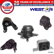 Engine Motor & Trans Mount Set 5PCS : 2002-2006 Compatible for Honda CR-V 2.4L