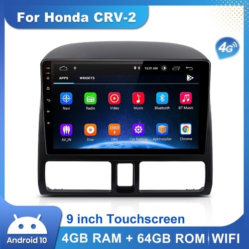 For Honda CRV2 20002006 9"Double Din Car Stereo Radio GPS SAT NAV BT