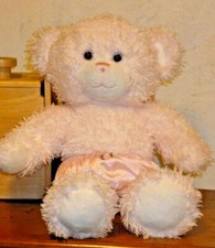 Build-a-Bear pink bear with pink satin panties size 17"