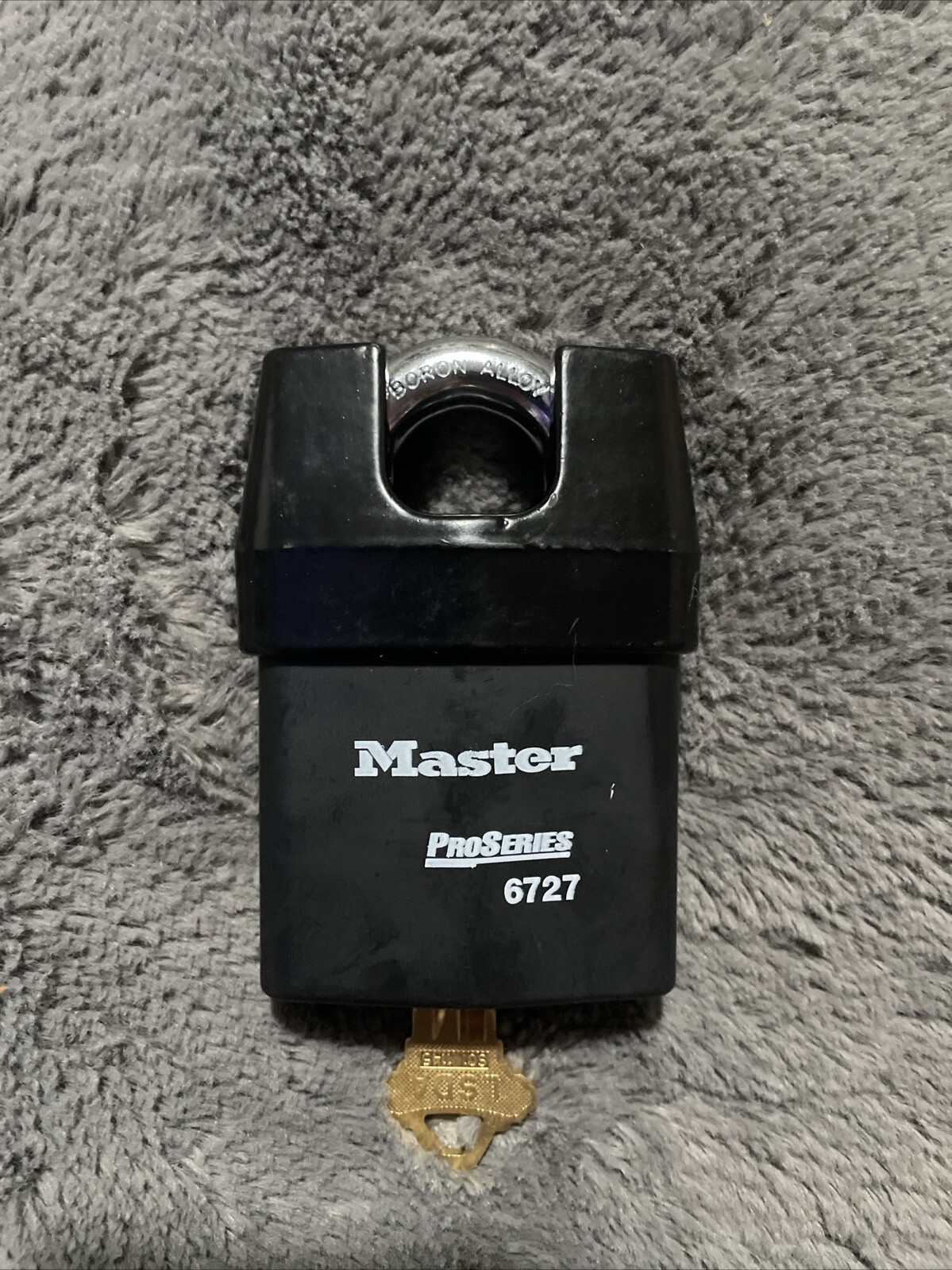 Master Lock Pro Series 6727 With Tumbler And Key. | eBay