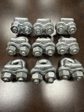 9 Pc  Wire Rope Cable Clips Cable Clamp 1/2'' Drop Forged Galvanized