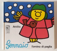 GENNAIO - L'OMINO DI PAGLIA ATTILIO Collana dodici mesi Giunti Gensy Cassinelli