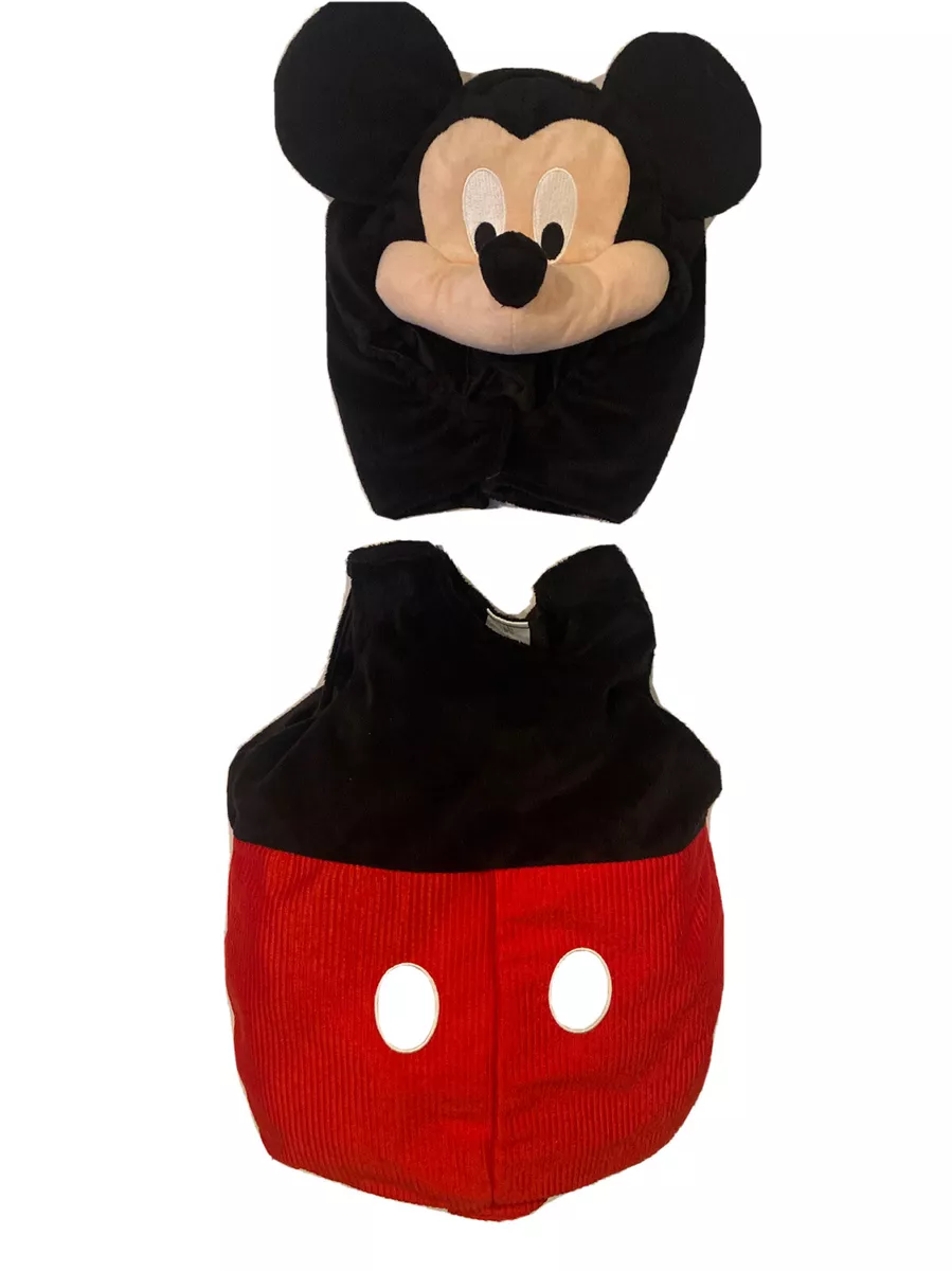 Mickey Mouse Plush Dress Up Costume Disney Store 2 pc Child