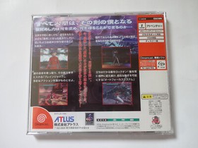 MAKEN X Sega Dreamcast DC 1999 ATLUS T-14401M w/Obi Hagaki NTSC-J From Japan