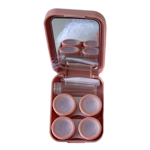 Mini Contact Lens Case Travel Contact Lens Storage Holder Container w/ Mirror - Picture 8 of 16