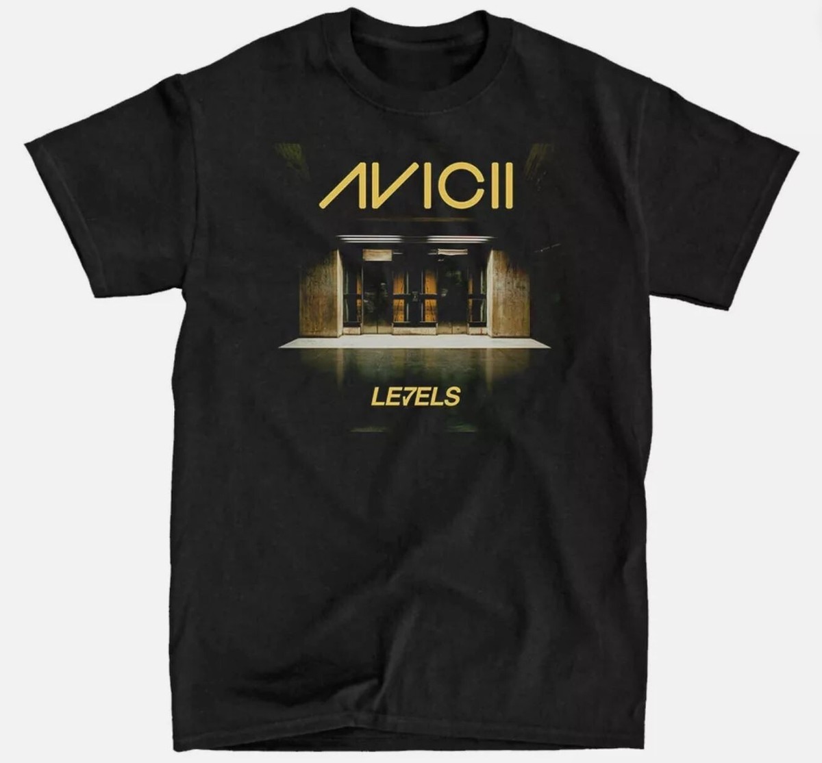 Avicii Levels - Black T-Shirt | eBay