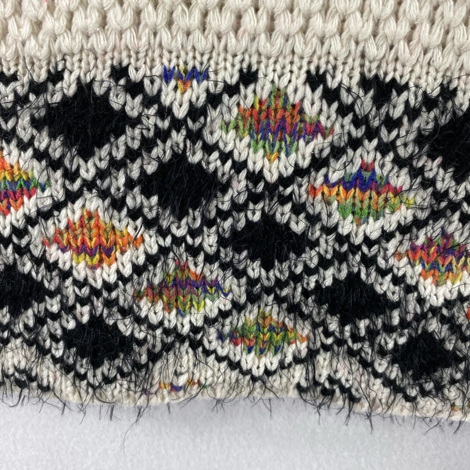 Suéter feminino Chelsea e violeta médio mistura de lã franja pulôver boho - Imagem 4 de 4