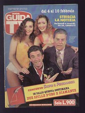 GUIDA TV MONDADORI 5/1990 GREGGIO PISU STRISCIA LA NOTIZIA TVR VOXON MOMTECARLO