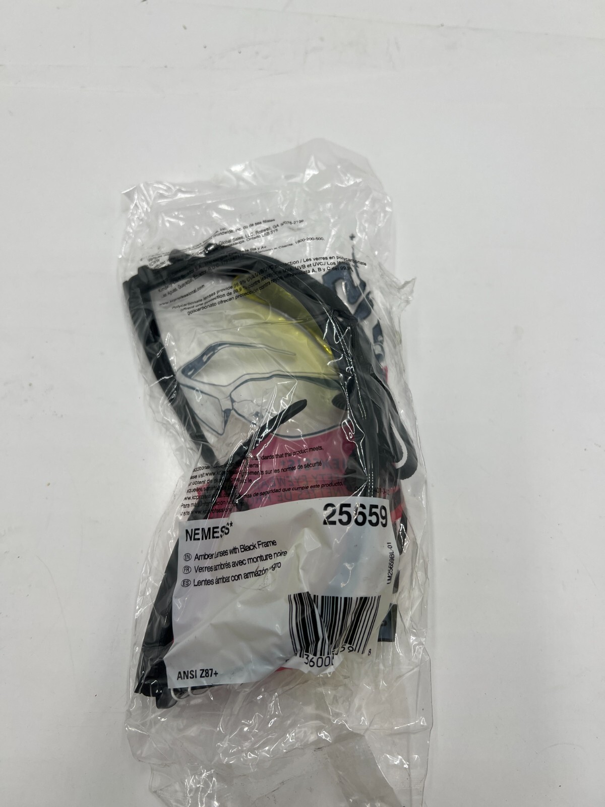 QTY 13 KleenGuard Nemesis Safety Glasses 25659 ANSI Z87+ Yellow Amber Lenses