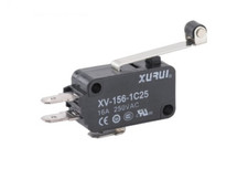 10pz Microswitch microinteruttore pulsante micro switch 250V 16A leva cuscinetto