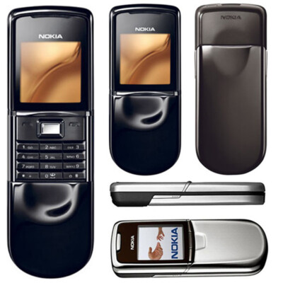Nokia 8800 Classic Mobile Phone Unlocked GSM 2G FM Radio Bluetooth MP3 CellPhone