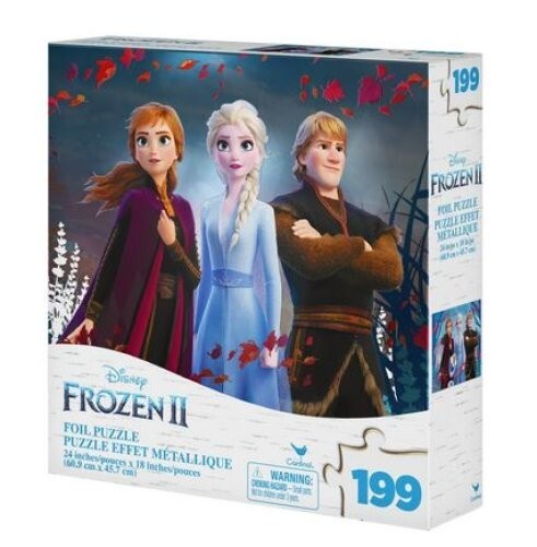 Disney Frozen 2 II Jigsaw Puzzle 199 Pieces Metallic Foil Anna Elsa ...