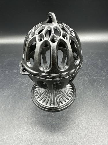 Vintage Fußsockel Gusseisen Bindfaden Schnur Halter Spender Schreibtisch Laden - Bild 11 von 11