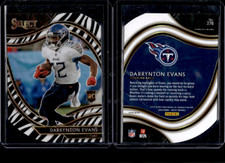 2020 Select Darrynton Evans Field Level Zebra SSP Tennessee Titans #378