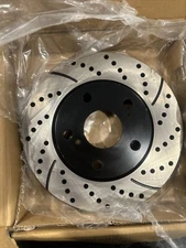 Toyota Lexus Autoshack Front Brake Kit Drilled & Slotted Rotors Ceramic Pads