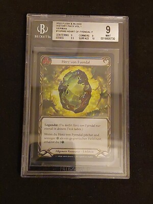 Heart of Fyendal Rainbow foil fab Heart of Fyendal Rainbow foil