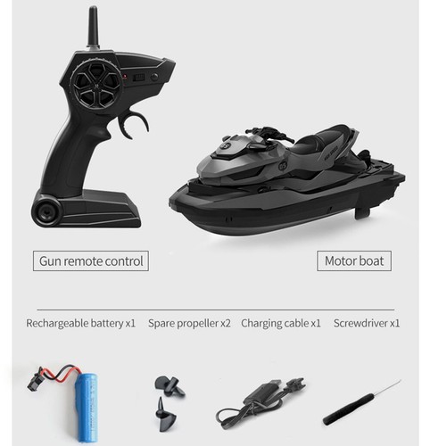 2020 New Mini RC Boat 2.4G RC Mini Motorboat Motor Boat Model Children Toys Gift - Picture 7 of 14