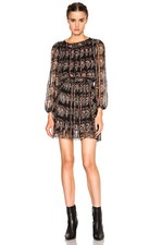 NWOT 580 ISABEL MARANT ETOILE Sharla Floral Print Silk Dress Sz 36 Paisley