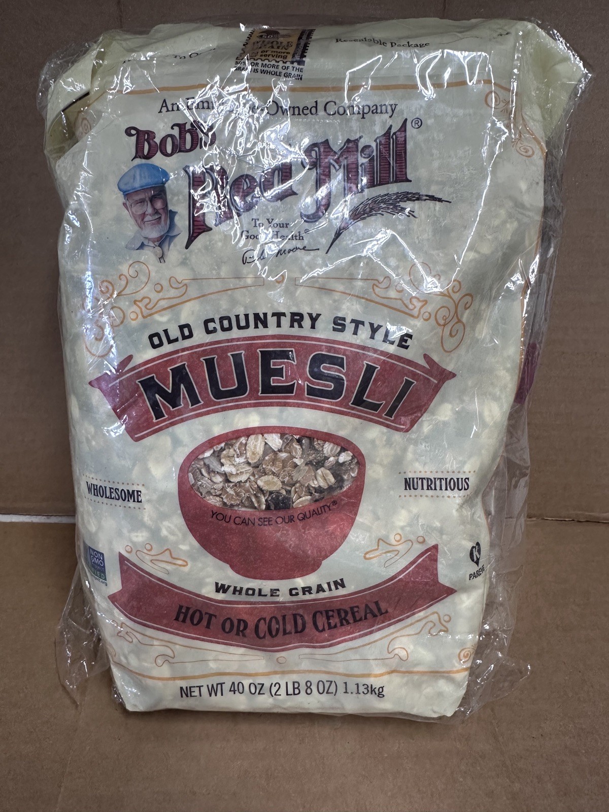 Bob's Red Mill Old Country Style Muesli, 40 oz Bags. 2 Pack