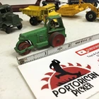 LESNEY MATCHBOX MOKO #1 GREEN AVELING BARFORD STREET PAVER ROLLER 1/64 ENGLAND