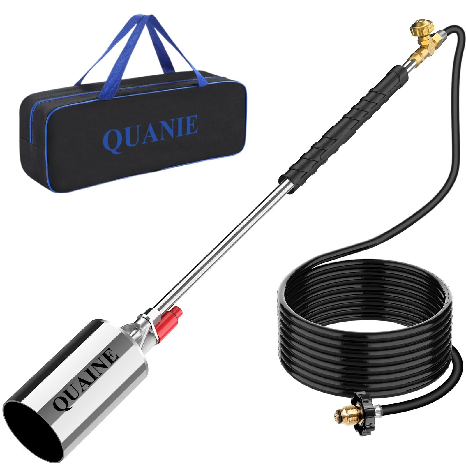 Propane Torch Weed Burner,High Output 2,400,000 BTU with Storage Bag and Self...